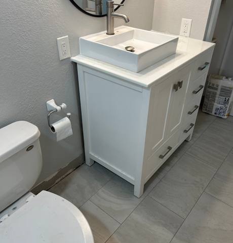 Plumbing job by R & R Plumbing & Heating